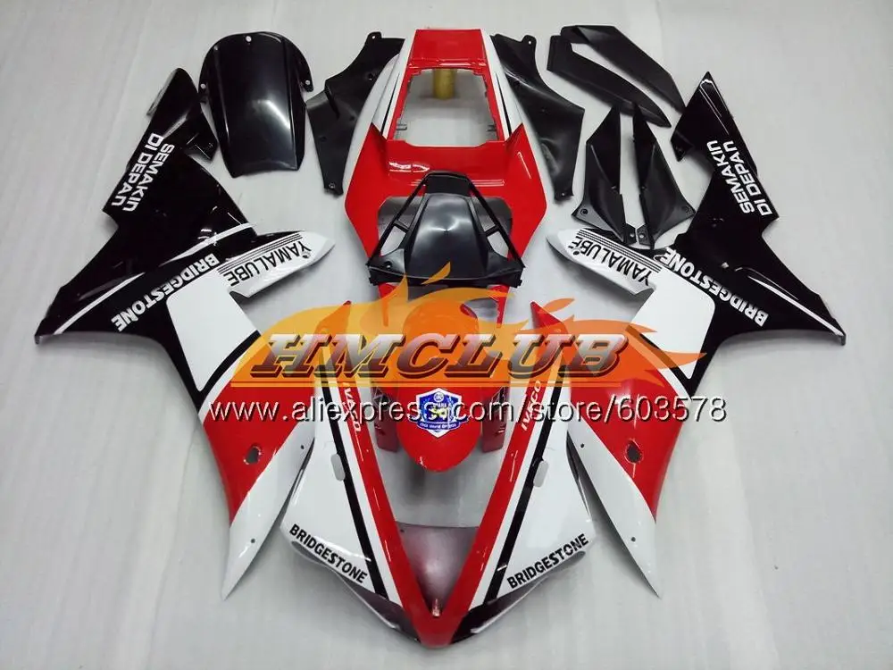 Для кузова Yamaha YZF R 1 YZF 1000 YZF-1000 2002 2003 60CL. 18 YZF R1 02-03 тела YZF1000 YZF-R1 YZFR1 02 03 красный хорошее обтекатель - Цвет: No. 8