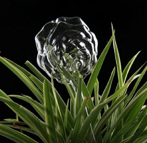 1 шт. стеклянные растения цветы кормушка для воды самополивающаяся Птица Дизайн наборы для полива растений 6 форм - Цвет: A