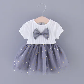 

Summer Baby Dress Infant Baby Girl Clothing 2020 Fashion Bow Princess Dress For Baby Girl Party tutu Dress Toddler Girl Dresses