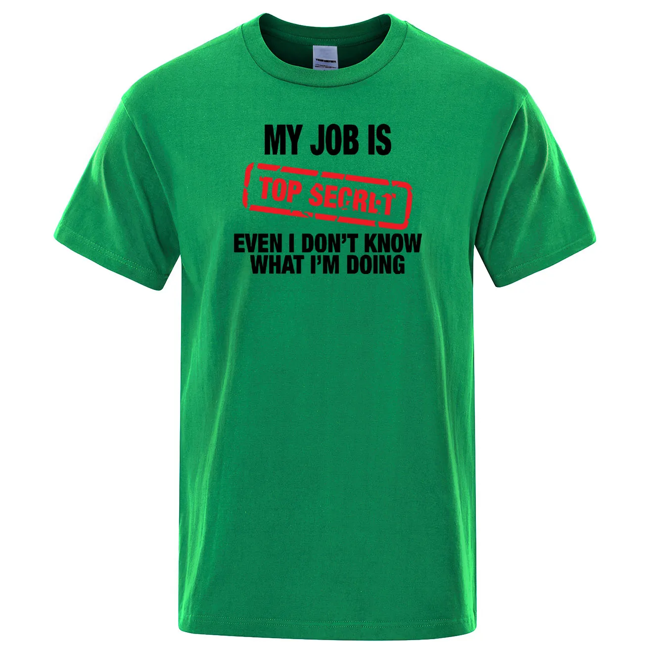 Camiseta De MY Work IS TOP SECRET Para Hombre, Camisa Con Logan