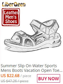 LIBERQEEN/Брендовые мужские летние модные сандалии; пляжная обувь; удобная повседневная обувь из натуральной кожи; Мужская обувь в римском стиле; большие размеры