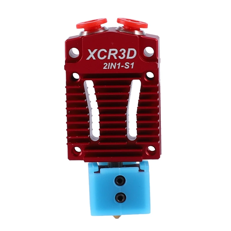 3d принтер Горячий Конец 2 в 1 переключатель цветной Боуден экструдер XCR3D 2IN1-S1 J-Hotend 1,75 мм
