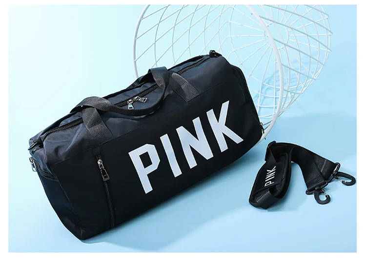 Тренировочная сумка для женщин и мужчин, водонепроницаемая сумка для упражнений, фитнеса, путешествий, розовая сумка на плечо, Большая вместительная спортивная сумка для спортзала, Новинка