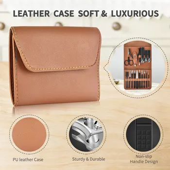 

16pcs Nail Clippers Pedicure Set Nail Clipper Tool Set Durable Nail Scissors Clipper Tools Set Nail Clipper Manicure Tools