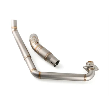 

For Honda CBR150 Connect Exhaust Pipe Mid Tube Link Muffler Clamp On Eliminator Escape CBR 150 Moto