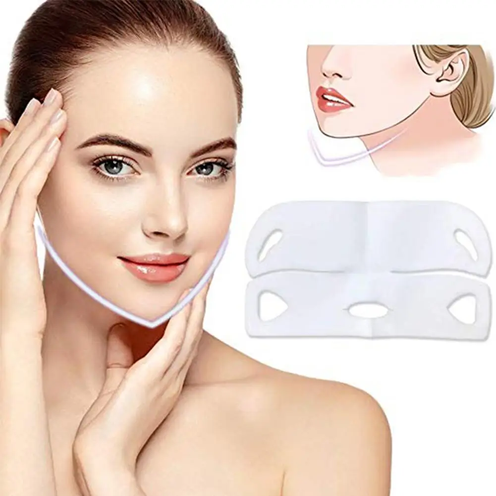 Face Lifting Mask V Shape Slimming Mask Double Chin Reduce Lift Bandage Facial Line Wrinkle Remover Skin Care Tool 1/2/5/10pcs