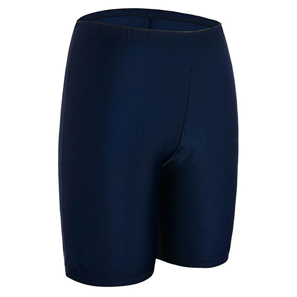 Women Sport Sunscreen Elastic Bathing Bottom Skinny Capris Swim Shorts Trunks Swimming pants 2019 new Brazilian Biquinis Set