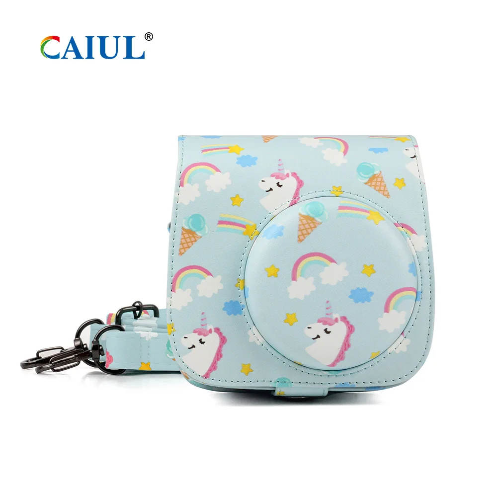 

CAIUL Mini Camera Case Set for Fujifilm Instax Mini 9 8 8+ Instant Film Camera Premium PU Leather Bag Included Camera Accessory