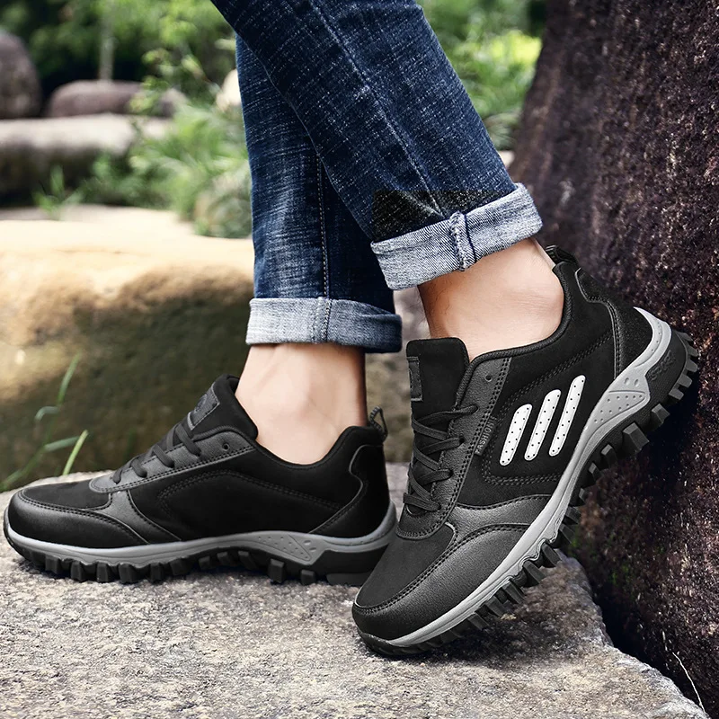 Уличная обувь большого размера, Спортивная походная обувь, мужские повседневные универсальные кроссовки P922