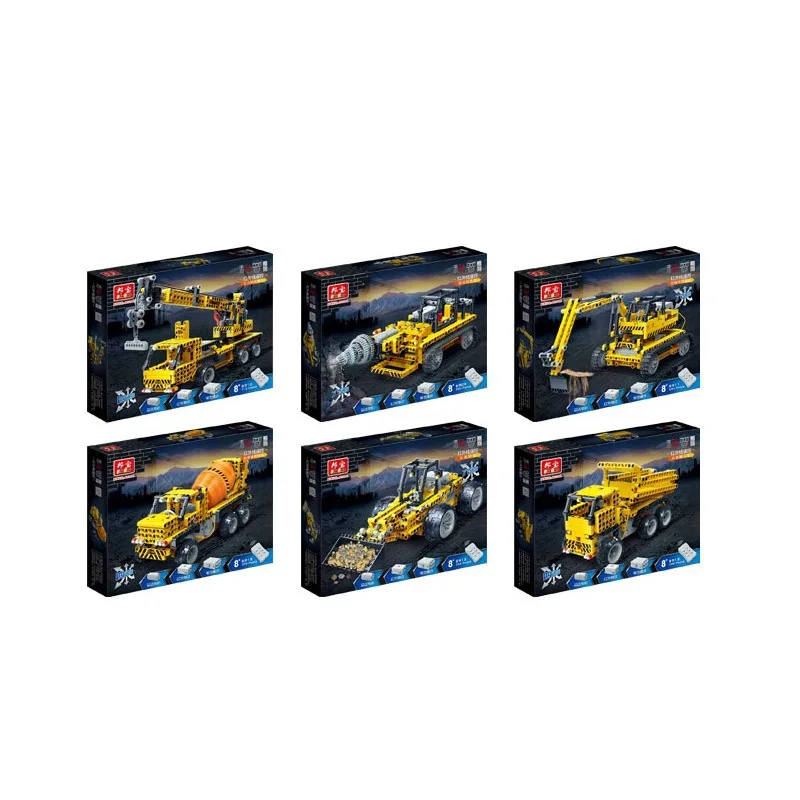 

BanBao Popularization of Science Building Blocks Educational Children Gift Electric Toy Car Infrared Remote Control Engineering