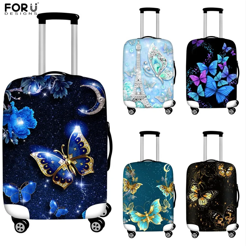 butterfly suitcase