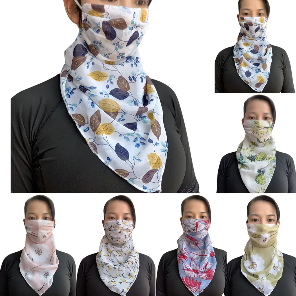 Новое поступление шарф женский солнцезащитный принт пылезащитный Открытый
