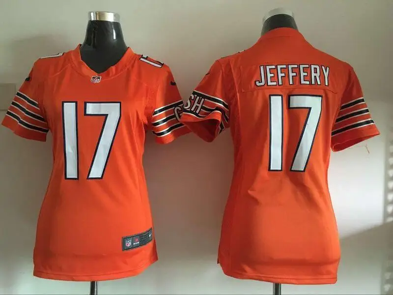 Женщины Chicago s, 34 Walter Payton Kyle, 17 Alshon Jeffery 22 Matt Forte Orange navy, Джерси - Цвет: Синий