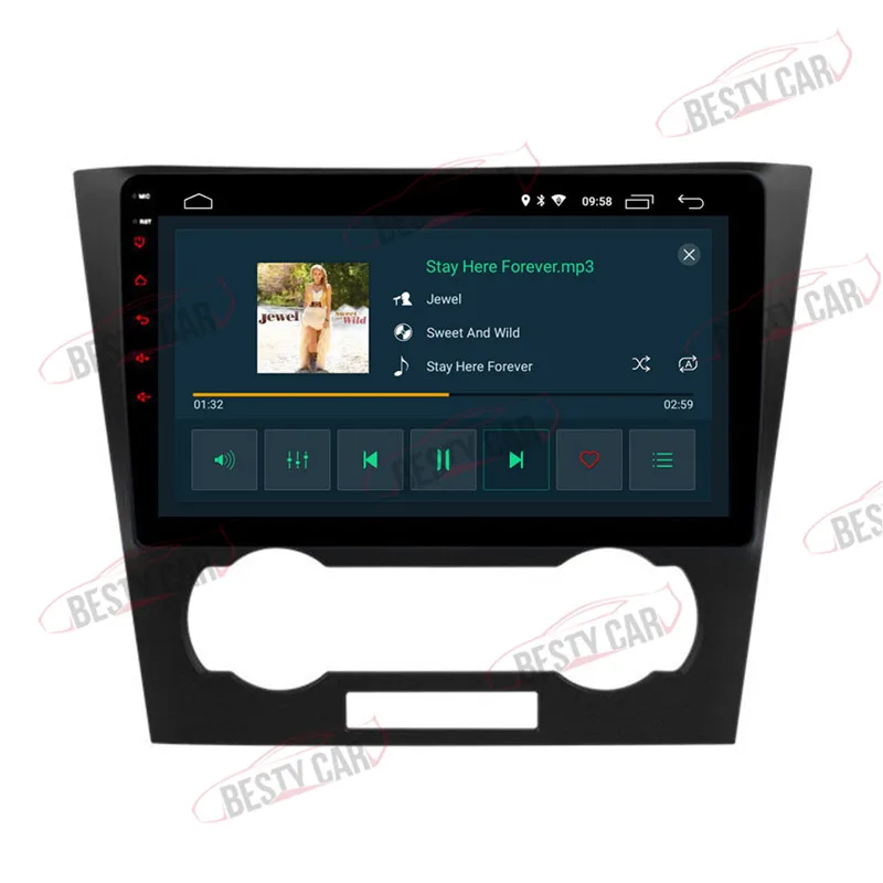 Discount 9" Android 9.0 Car Multimedia Player Stereo GPS for Chevrolet Epica 2006 -2012  Navigation 2.5D+IPS Bluetooth DVR OBD2 A2DP 5