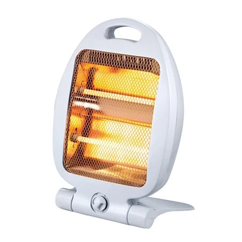 

AD-Portable Heater Fan 400W/800W Adjustable Desk Warmer Fan for Indoor Heating Camping White EU Plug