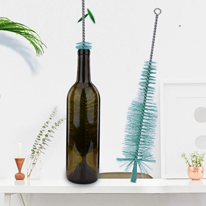 Glass Long Wash Beer Nylon Wine Bottle Brush For Bottle Cleaner Kitchen Things Bottle Cleaning Tool Drink Glass Cleaner