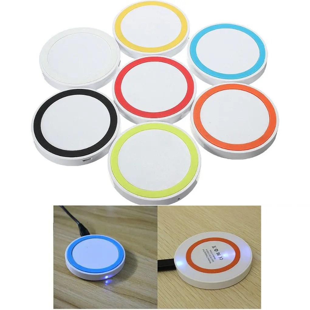 Wireless Charger Charging Pad For HTC for Samsung S9 S8 Plus S7 S6 edge Note 8 5 for iPhone X 8 8 plus USB Phone Charger