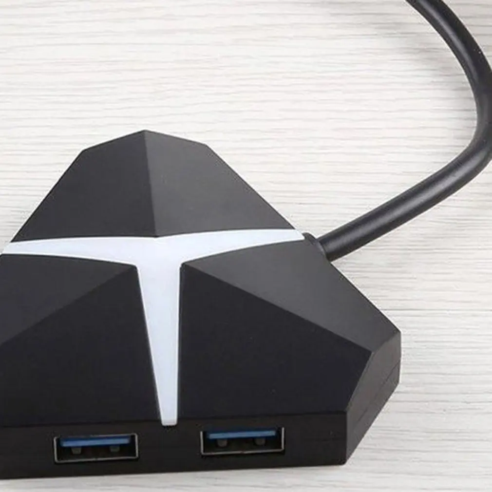 5 Гбит/с супер скорость 4 порта USB 3,0 концентратор адаптер Длина кабеля: около 20 см