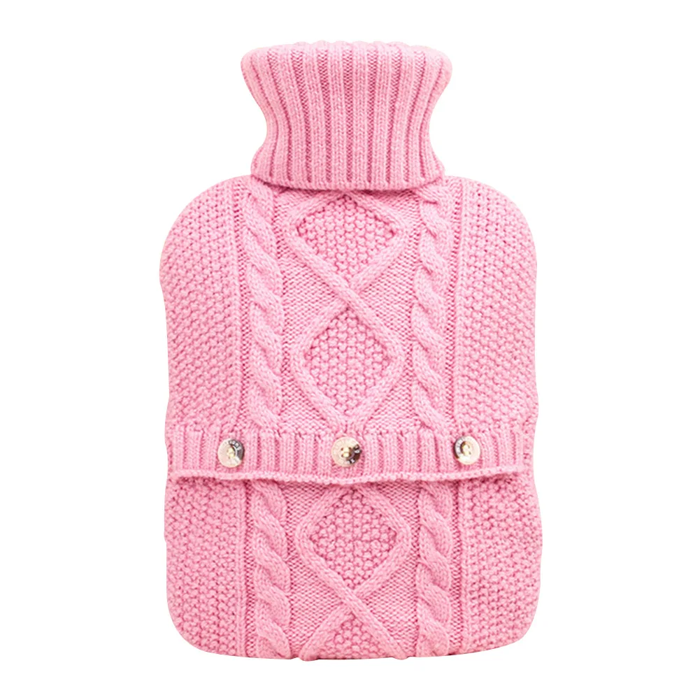 Съемный Твердый чехол для грелки с изоляцией теплый вязаный взрывозащищенный