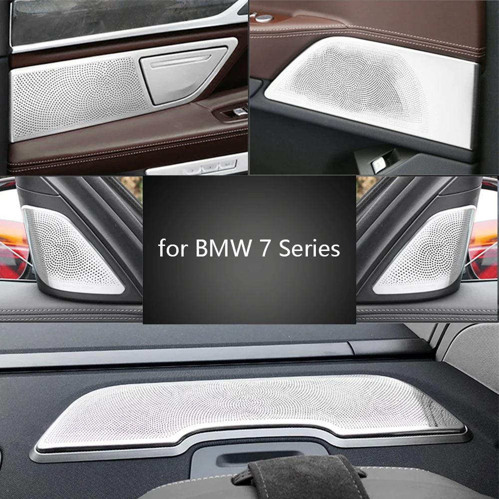 Design for G11 7 series 9 pcs set center control panel and front rear door cover tweeter cover trim audio upgrade kit replace Design for G11 7 series 9 pcs set center control panel and front rear door cover tweeter cover trim audio upgrade kit replace