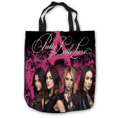 

Custom Canvas pretty-little-liars (1) Tote Hand Bags Shopping Bag Casual Beach HandBags Foldable 180911-03-63