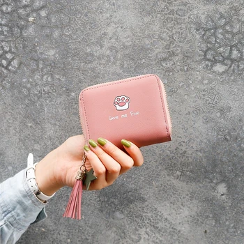 

Women Wallets 2019 Letter Zipper Coin Purse Wearable Short Wallet Handbag Female Wallet Women Clutch Purses Carteira Feminina