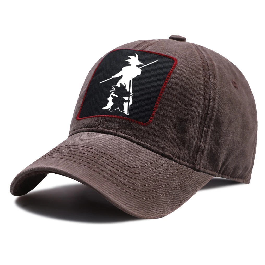

Cartoon Saiyan Baseball Caps Women Outdoor Unisex Snapback Hat Breathable Dragon Ball Dad Hats Men Sports Sun Shade Trucker Cap