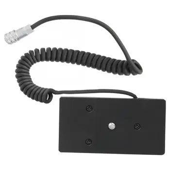 

Black -U60/30 Dummy Battery Power Supply Plate Mount Aviation Connector for BMD BMPCC 4K Camera