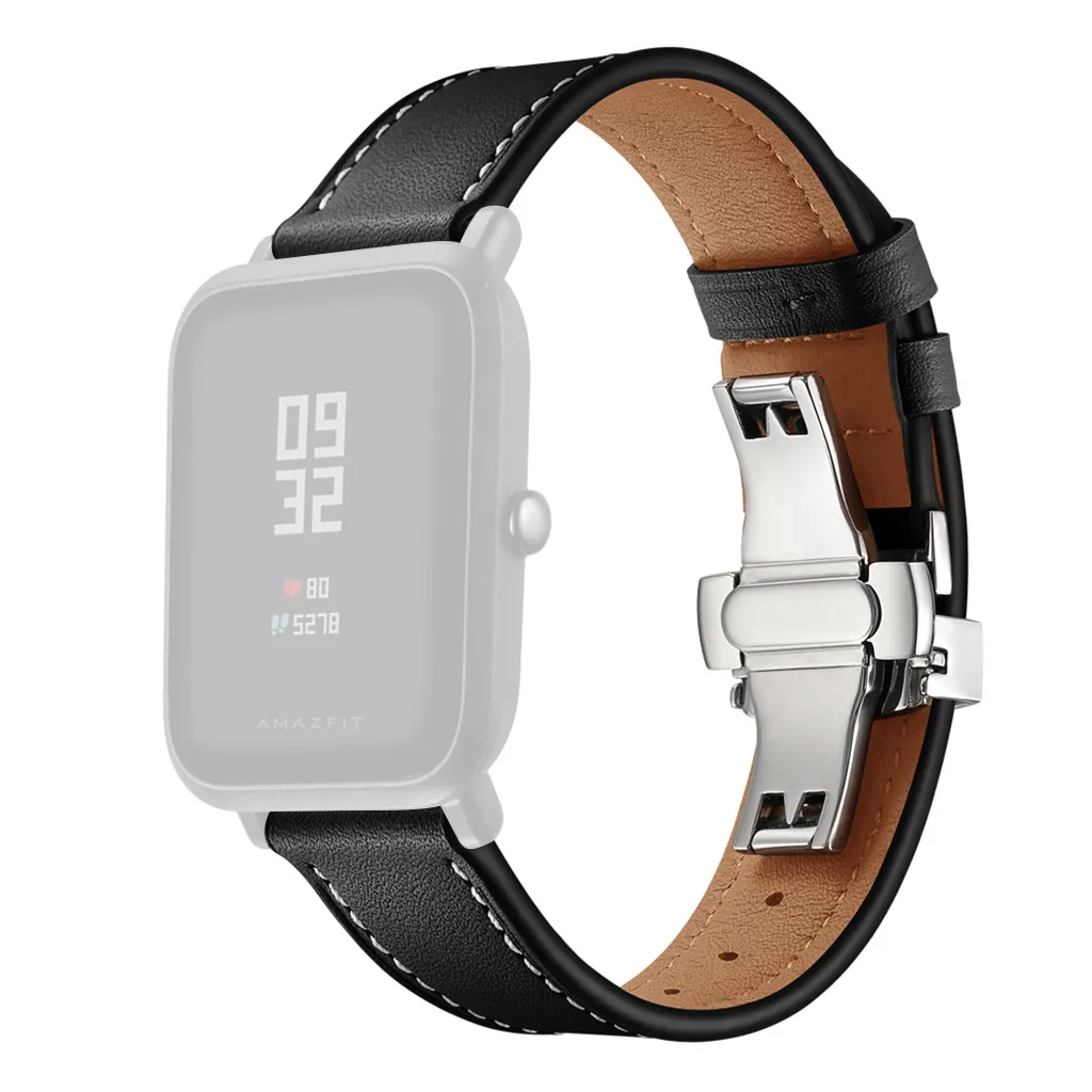 Для samsung galaxy watch QuickRelease мягкий Премиум кожаный ремешок сменный ремешок для Huami Amazfit Bip для amazfit bip ремешок