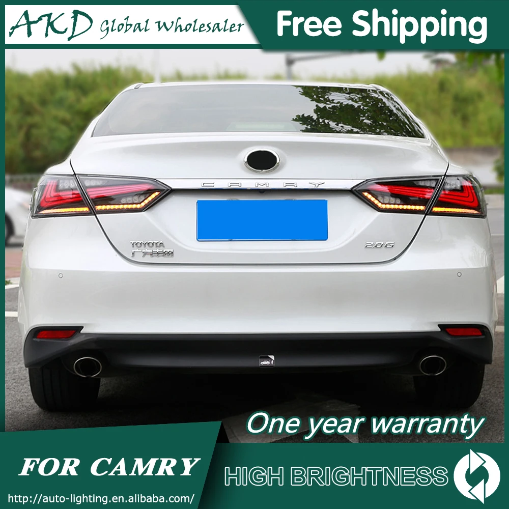 Задний фонарь для автомобиля Toyota Camry- новая светодиодная сигнальная лампа CAMRY Противотуманные фары DRL дневные ходовые огни тюнинг автомобильные аксессуары