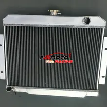 Radiador de aluminio para coche, accesorio de refrigeración de 3 filas, 52mm, para Jeep CJ, CJ5, CJ6, CJ7, 3.8L, 4.2L, 5.0L, 1970-1985, 84, 83, 82