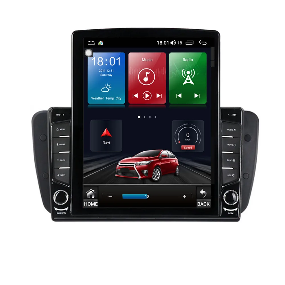 Автомагнитола 2 din для Seat Ibiza MK4 6J мультимедийный видеоплеер на Android 9 7 с экраном 10 1