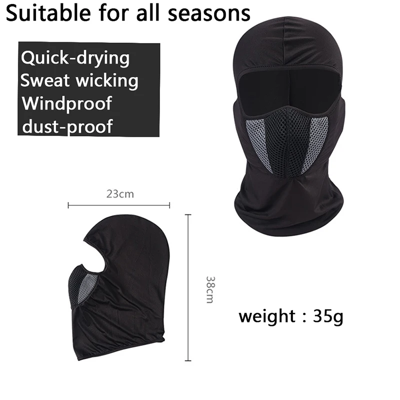 Ŭ ̽ ũ Balaclava   ߿   Windproof   Ƽ UV ⼺  Ÿ Ű