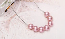 + + + 501 Ziyun 4-5mm silne błyszczące perły słodkowodne wisiorek(China)