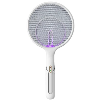 

Electric Fly Mosquito Racket Electric Mug Killer Fly Swatter Rechargeable Electric Fly Swatter USB Mosquitoes Killer Bug