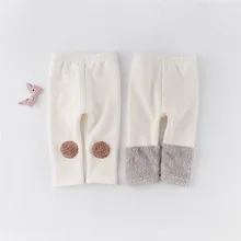 Штаны для новорожденных мальчиков от 0 до 24 месяцев осенне-зимние хлопковые леггинсы для новорожденных девочек детские штаны из плотного флиса теплые штаны для малышей