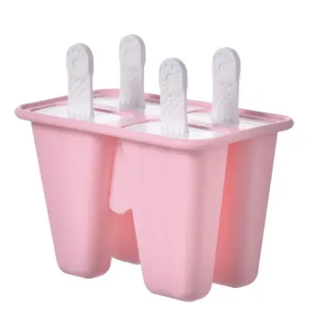 

Homemade Food Grade Ice Cream Mold Popsicle Molds DIY Homemade Cartoon Ice Cream Popsicle Ice Pop Maker Mould