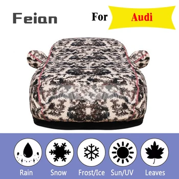 

car cover Oxford cloth waterproof Car clothes With side door Four seasons cover Reflective strips Hatchback sedan SUV for Audi