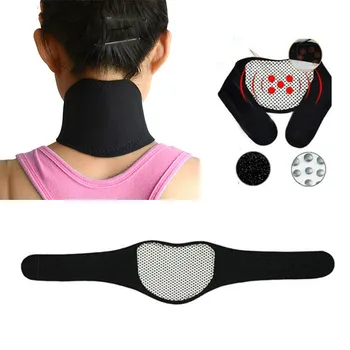 

1 2Pcs Tourmaline Magnetic Therapy Neck Massager Cervical Vertebra Protection Spontaneous Heating Belt Neck Body Massager Tools