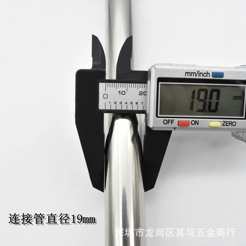 Manufacturers Direct Selling Thick Stainless Steel Bracket Balcony Fixed Clothing Rod Hanging through Flange Base Clothes Rack A