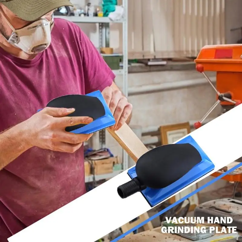 Dry wall Hand Sanding Block ABS Plastics Dust free Sandpaper Square