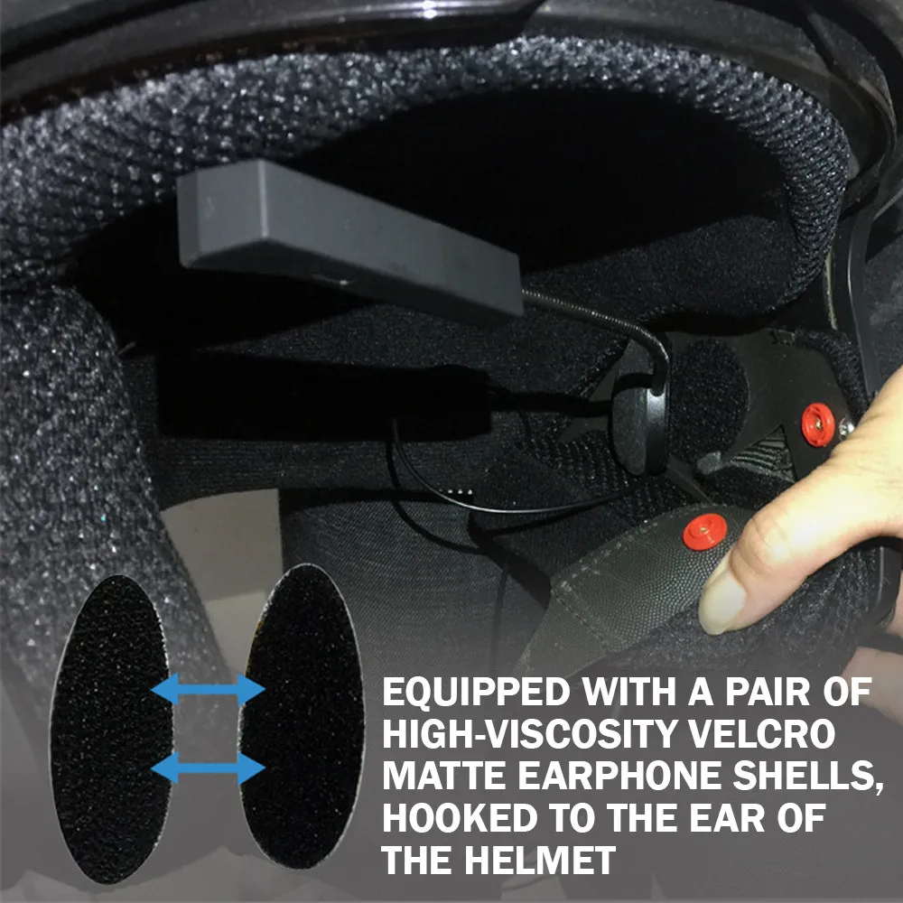 bluetooth-гарнитура против помех для мотоциклетного шлема, для езды на руках, наушники для шлема, стерео гарнитуры#20