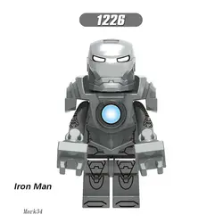 Одиночная продажа супер героев фигурный Железный человек Tony Stark Mark 34 Mark 35 Кирпичи Строительные блоки Diy игрушки мальчики подарки на день