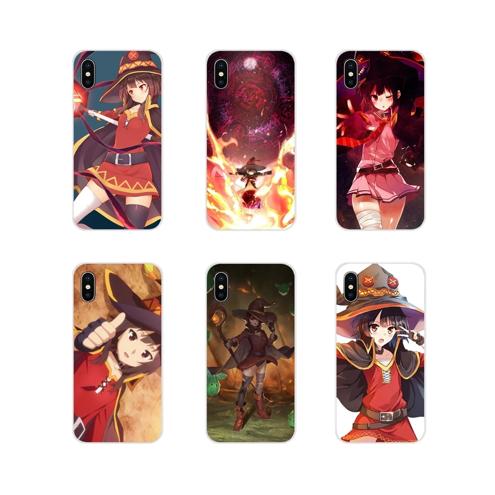 KonoSuba Megumin Kono для Huawei Y5 Y6 Y7 Y9 Prime Pro GR3 GR5 2017 2018 2019 Y3II Y5II Y6II аксессуары чехлы телефонов |