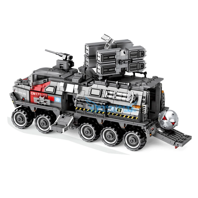 

Sembo 107007 Technic CN171 Bricks The Wandering Earth Compatible Movie Truck car Building Block Toys For Children