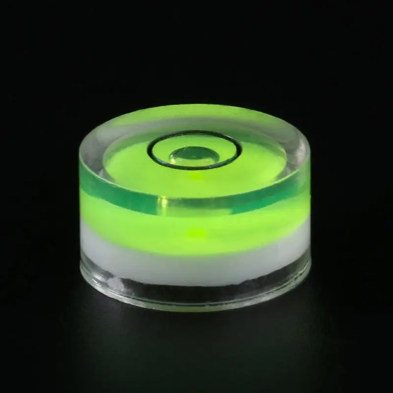 4x Tiny Disc Bubble Spirit Round Level for LP Record Player 12x6mm