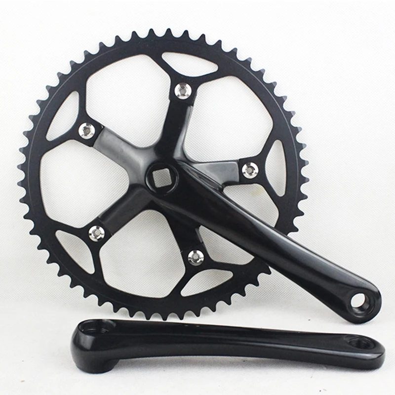 BMX складной велосипед 53T chainring single plate из алюминиевого сплава Встроенная зубная