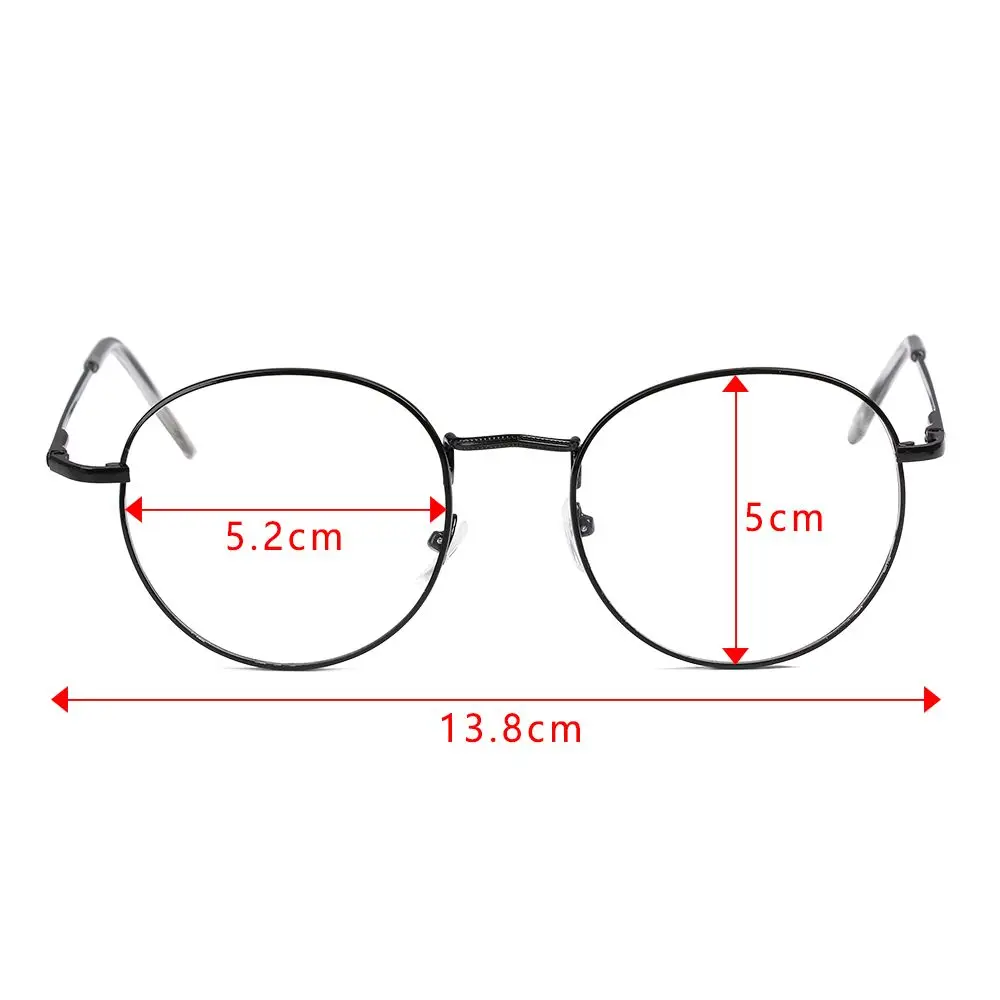 Chic Unisex Vintage Metal Round Eyeglass Frames