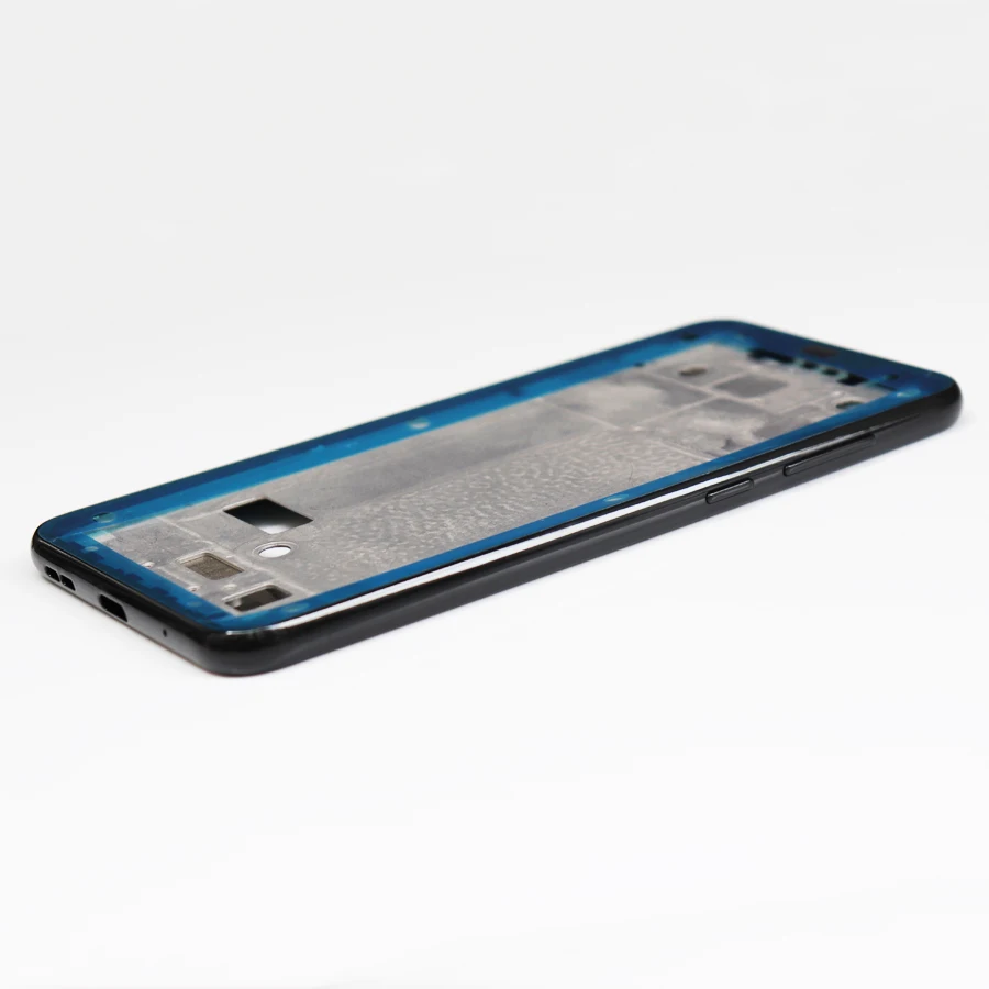 Оригинальная средняя рамка для Nokia 5,1 Plus средняя часть корпуса спереди шасси с кнопка регулировки громкости+ стикер на клейкой основе для Nokia X5