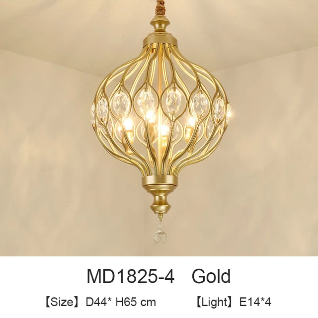 Nordic Crystal Pendant Lights Black Dining Table Lamp Hanging Light For Kitchen Living room Bedroom Corridor led Industrial Lamp 4lights-g